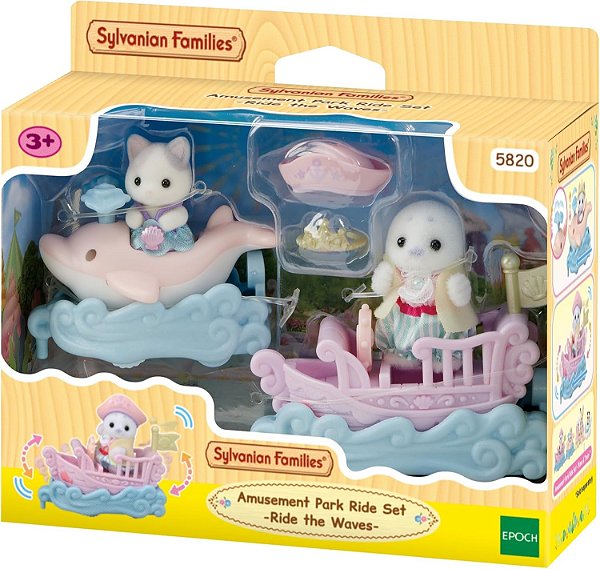 Conjunto de Atrações - Surfando nas Ondas - Sylvanian Families -5820