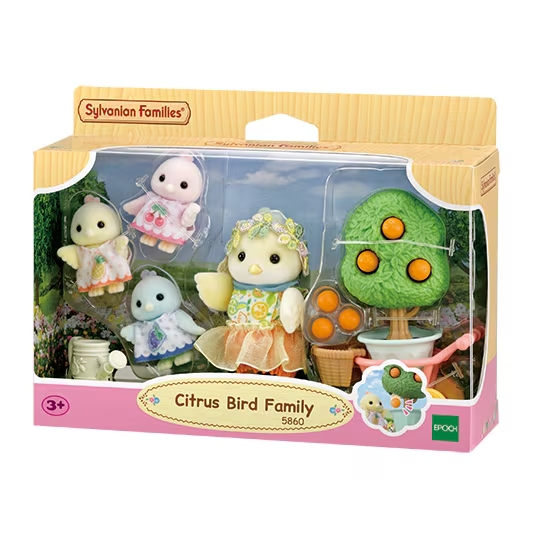 Família dos Pássaros Cítricos - Sylvanian Families - 5860