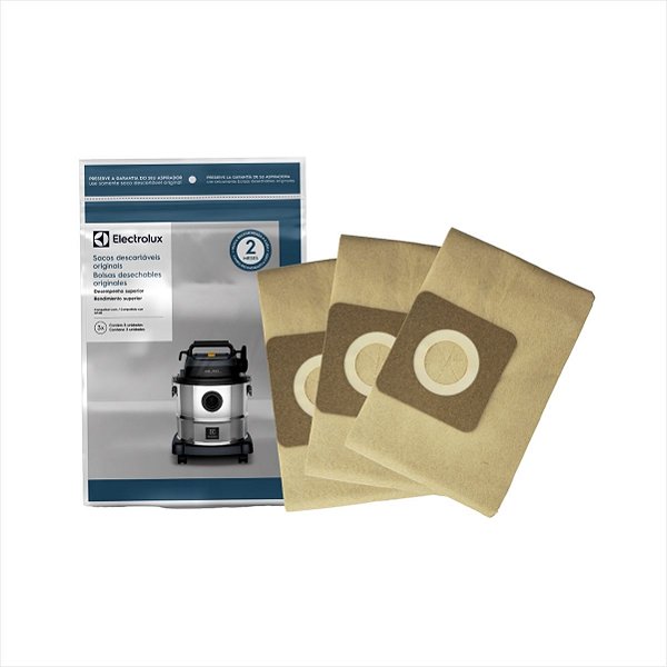 Saco Descartável Para Aspirador De Pó GT20I 3 Unidades Electrolux A25137301 CSEBI