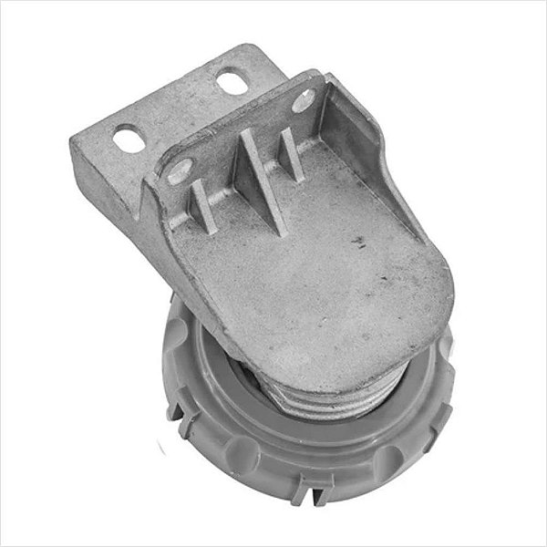 Pé Nivelador Esquerdo Frontal Cinza Para Refrigerador Dm85x Df80 Dfn52 Ib53x Db53 Electrolux Original A03489502 A0348950