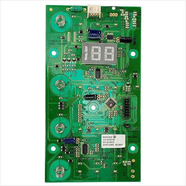 Placa Interface para Refrigerador DF52 DF52X DFW52 DW52X DF51 DF51X DFN52 IF51 IF51X Electrolux Original 64502354