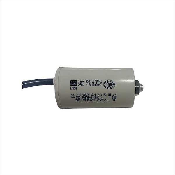 Capacitor 12MFD250VAC Refrigerador Electrolux Original 64500412