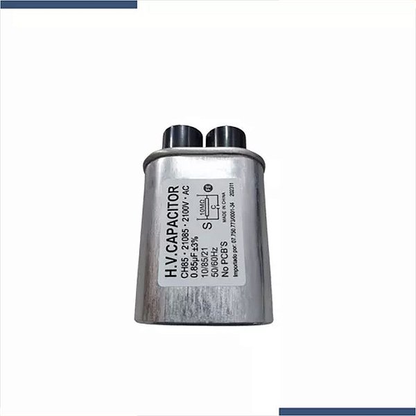 Capacitor Alta Tensão Para Microondas Mes27 Electrolux Original A08059301 64501509