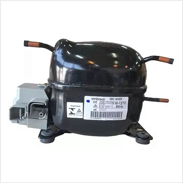 Compressor 1/8 127V 60Hz Para R134a Refrigerador RFE39 RE31 RE80 RDE33 Electrolux A20113101 Emu30hlp