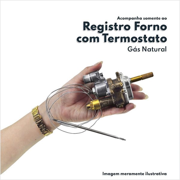 Registro Do Forno Com Termostato Para Fogão 56LX 56HL 76HLX 76HL Electrolux Original A08798001 62810099