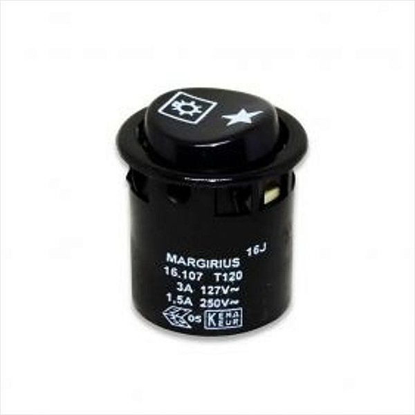 Interruptor Tecla Dupla Ação Fogão Electrolux Original FC4CB FC4CS FC5CB FC5CS 64503012