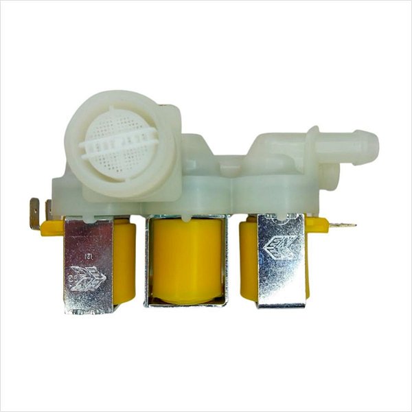 Válvula Água Tripla Lavadora de Roupas Electrolux Original 127V LTR15 EW115 LTA15 LTC15 LT15F LTP12 LP12Q LTP15 LST12 - 64287506