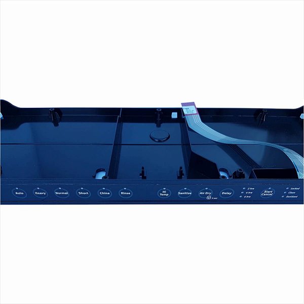 Painel De Controle Preto Lava Louças Electrolux Original DWI60 - 04452068