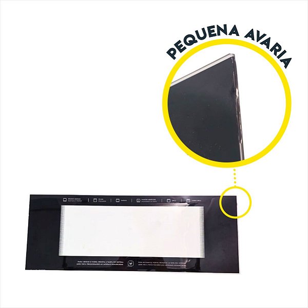 Vidro Interno Porta Forno Fogão 5 Bocas 76DXV 76DXW 76XGD 76WDG Electrolux A11675703 ( Com Pequena Avaria )