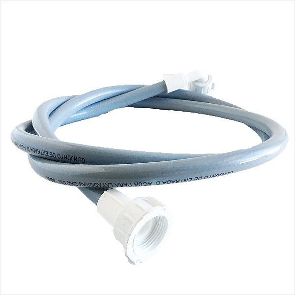Mangueira De Entrada De Água Para Lavadora Roupa 2M Rosca Fina 3/4 - AFA