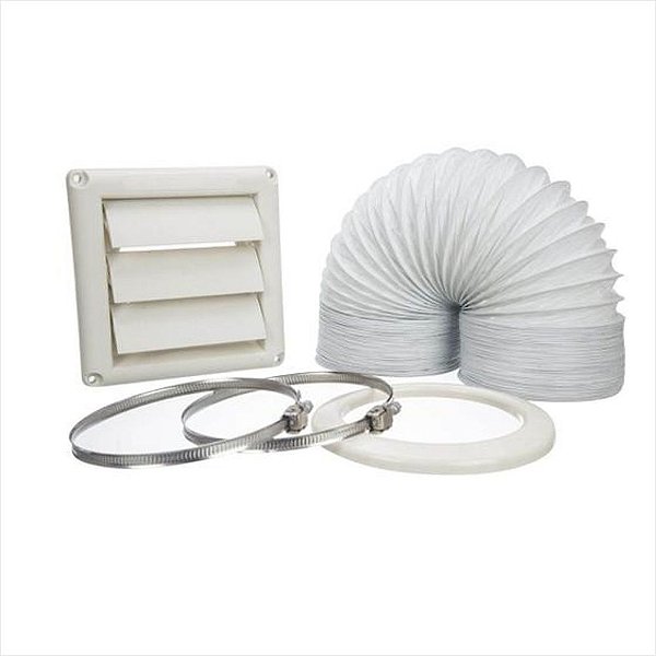 Kit Duto De Ar Externa Para Secadora Masterlux Electrolux Original SE10 TRD17 TRD15 SFE17 - 80000508