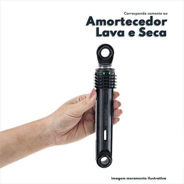 Amortecedor Para Lava E Seca Electrolux Original LSE09 LSE12 LSI09 LFE14  LSE11 - 1A700110 A09087001