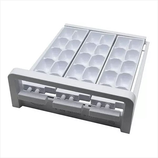 Forma De Gelo Twister Para Refrigerador DF80 DF80X DW51X DB52 DT52X IB52X DF82 DFW51 Electrolux Original - 60200514