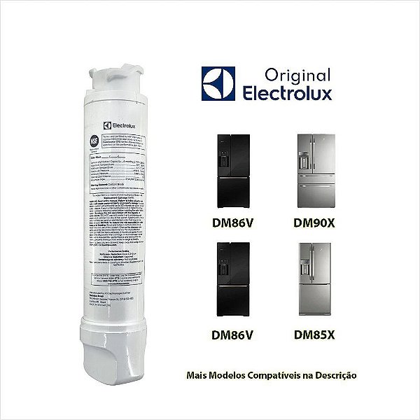 Filtro De Água Para Refrigerador DM85X DM90X DM91X 807946706 Electrolux  Original