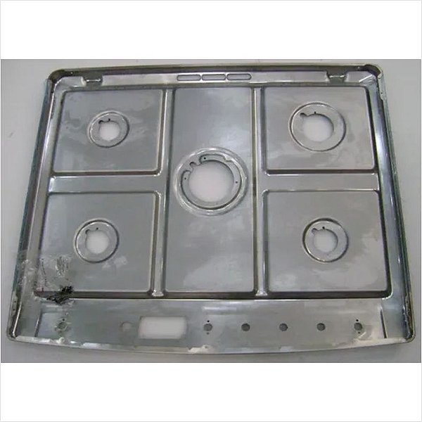Mesa Inox 5 Queimadores 1 Cavidade Para Fogão 76SRB 76SRX Electrolux 70002522