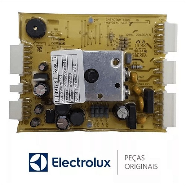 Placa Eletrônica Para Lavadora Lt09b Electrolux Original 70203219 A99021904
