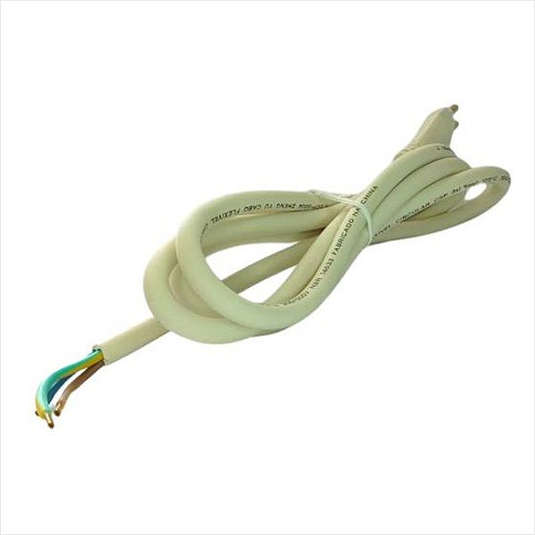 Cabo Eletrico 1 8M CSP 3X1 5MM Para Ferro a Vapor E7SS1-4DBL Electrolux Original A17610201