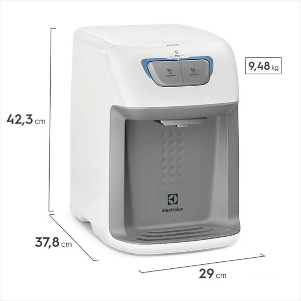 Purificador de Água Gelada Fria e Natural com Compressor Branco 127V Electrolux Original PC41B 946521522