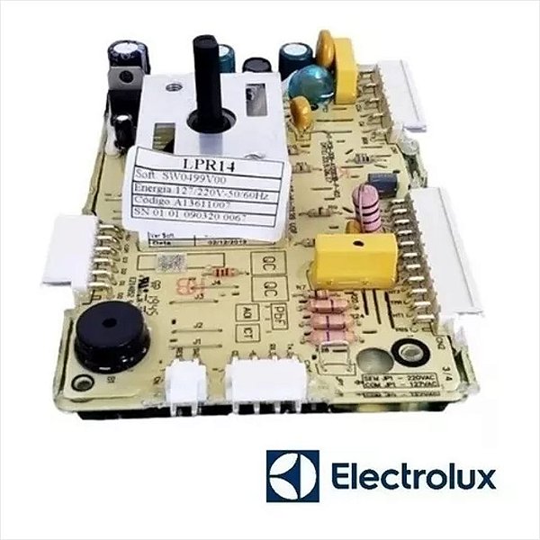 Placa De Potência Para Lavadora De Roupas Electrolux Original LPR14 - A13611007