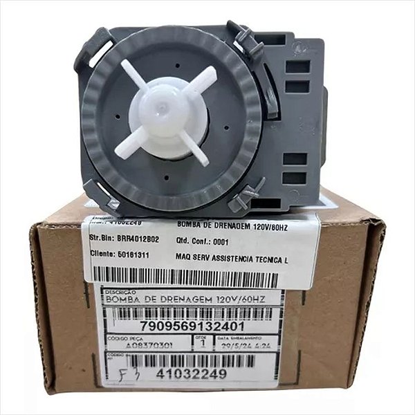 BOMBA DE DRENAGEM LAVA LOUÇA 120V 60HZ A08370301 674000600169 Electrolux Original