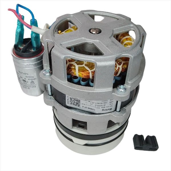 Conjunto Motor e Capacitor 127V para Lava Louças LI10X LI14X LI10B LF14X Electrolux Original A09000901