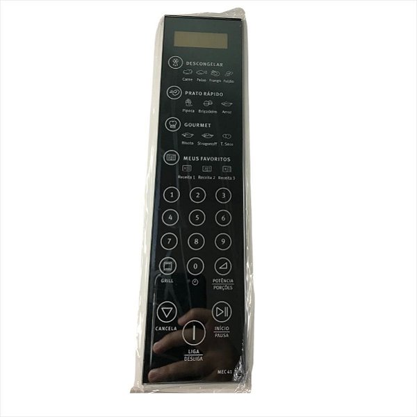 Visor Painel De Controle Forno Microondas MEC41 02100010 Electrolux Original A07915201