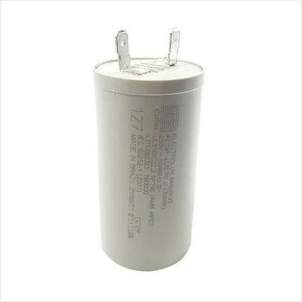Capacitor 42,5UF Lavadora LTD13 LAC13 Electrolux Original 64500493