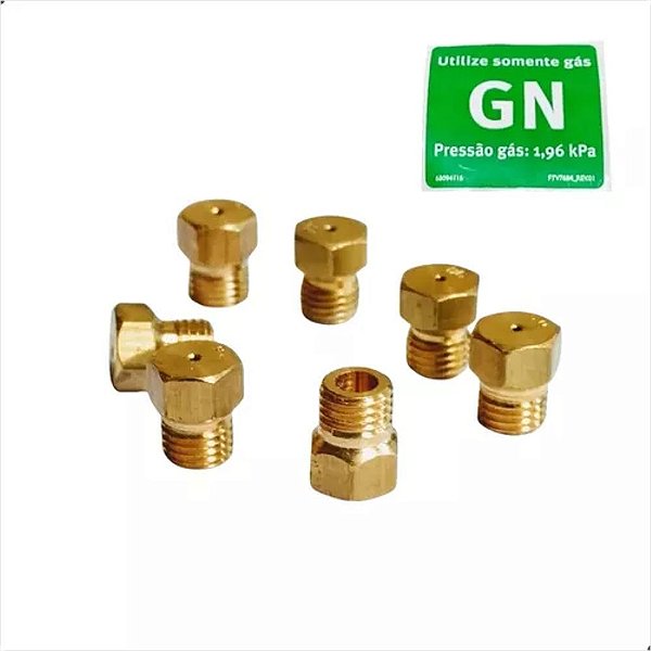 Kit Converção GN 4 Queimadores 1R 3SR 70L Para Fogão 52LBU 52LXU Electrolux Original 70008525 / A13566530