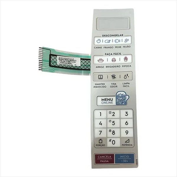 Membrana Painel Para Forno Microondas MB37R Electrolux A11074601