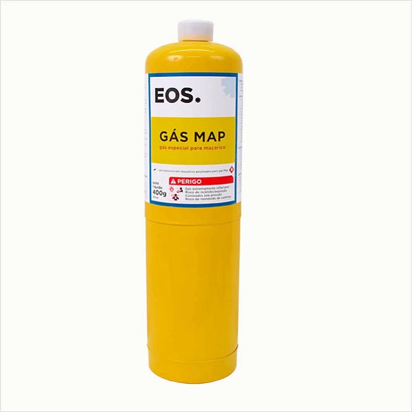 Gás Refil Map Amarelo Para Maçaricos 400g ONU 1077 EOS