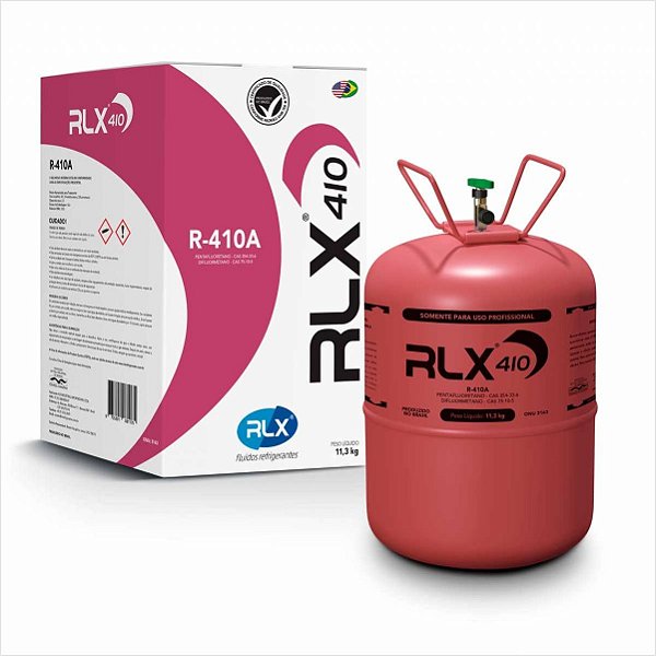 Fluido Gás Refrigerante RLX R410A  Dack 11,3kg ONU3163