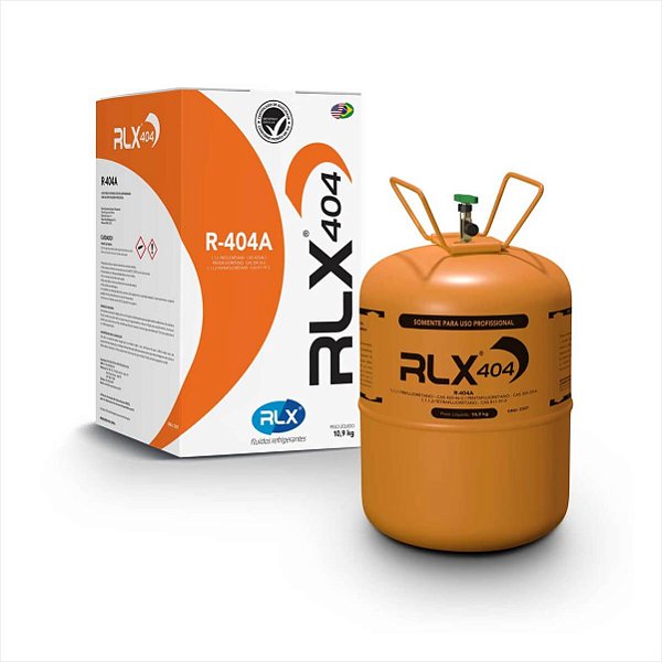 Fluido Gás Refrigerante RLX R404A Dack 10,9kg