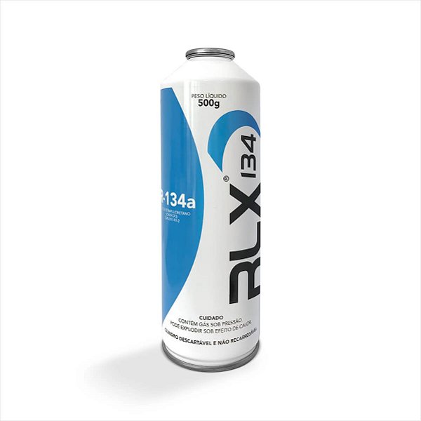 Fluido Gás Refrigerante Puro RLX R134A ONU 3159 - 500g
