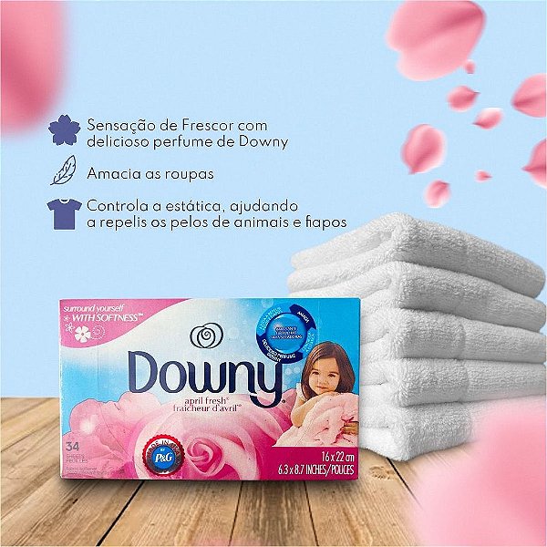 Lenço Downy 34 Folhas