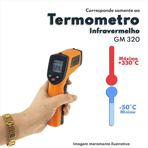 Termometro Digital Infravermelho GM320 Friven -  20003.0800.61 / 20003080061