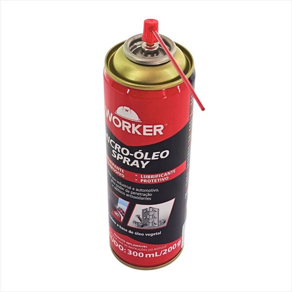 Micro Óleo Spray 300ml 200g Desengripante Worker 900630