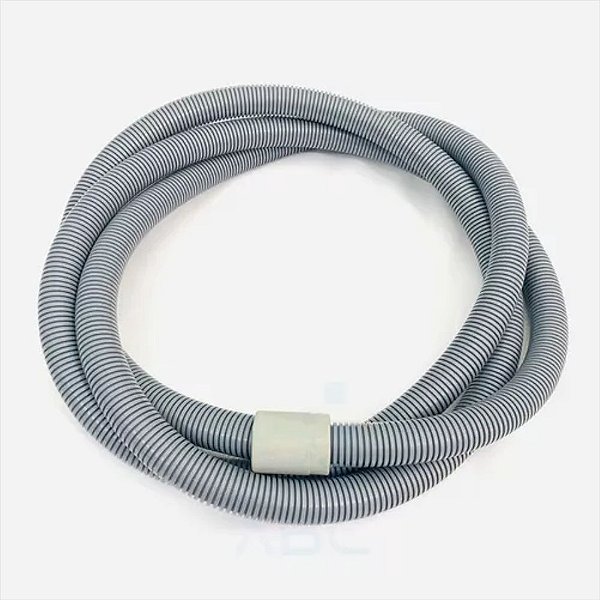 Mangueira de Drenagem 3 Metros 28mm Bocal Reto Para Lavadora de Roupas Frionel