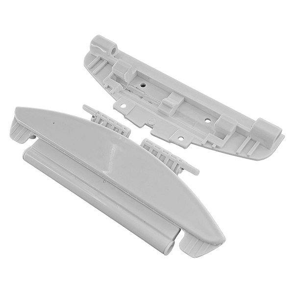 Conjunto Dobradiça Com Base Branca Para Lavadora Brastemp BWG11 BWP11 BWU11 Burodg W10413648
