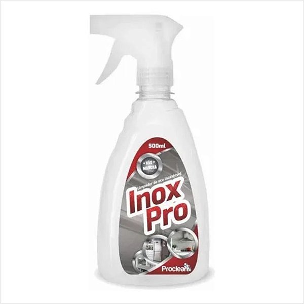 Limpa Inox 500ml ProClean Cuidado de Superfícies de Aço Inoxidável