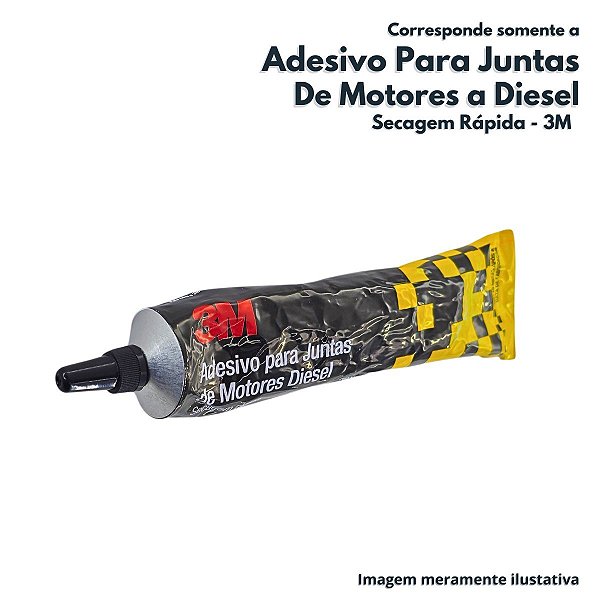 Adesivo Para Juntas de Motores Diesel 73g Secagem Rápida 3M B004-1 (E)