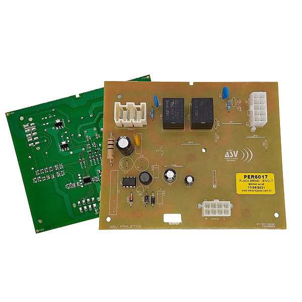 Placa De Eletrônica ASV Bivolt Para Refrigerador Brastemp BRM40