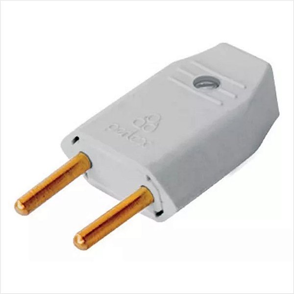 Plugue Macho 2P 10A 8197 Perlex