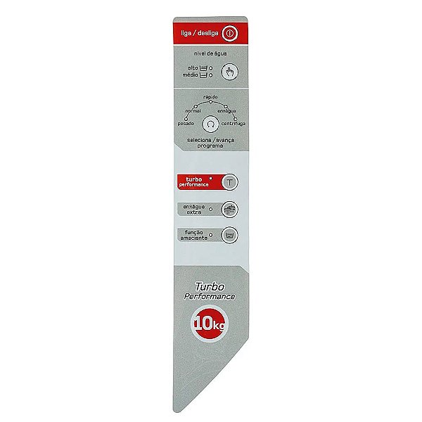 Painel Decorativo Para Lavadora De Roupas Brastemp BWG10 M&S - 326059678