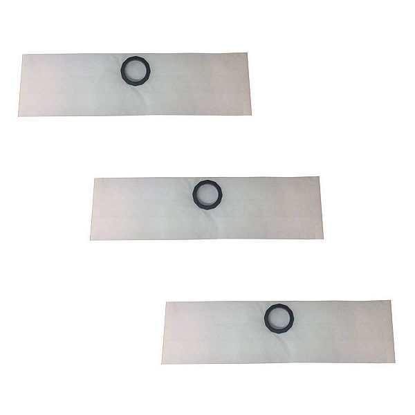 Kit 3 Sacos AllClean Compatível Aspirador Pó Lavor 10 11 12 APL ASPI MVC 110 BLK 4011 Compact Kronos 12 Sublime AP20