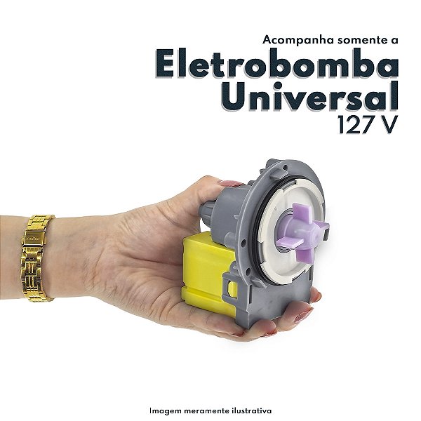 Eletrobomba  Drenagem Água Universal 110V Askoll Lavadora de Roupas Diversos Modelos M11025   ( use  930630 )