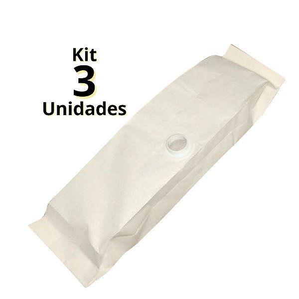 Kit 3 Sacos  Descartáveis Para Aspirador de Pó Black & Decker Compatível AllClean- BDAP10/B2