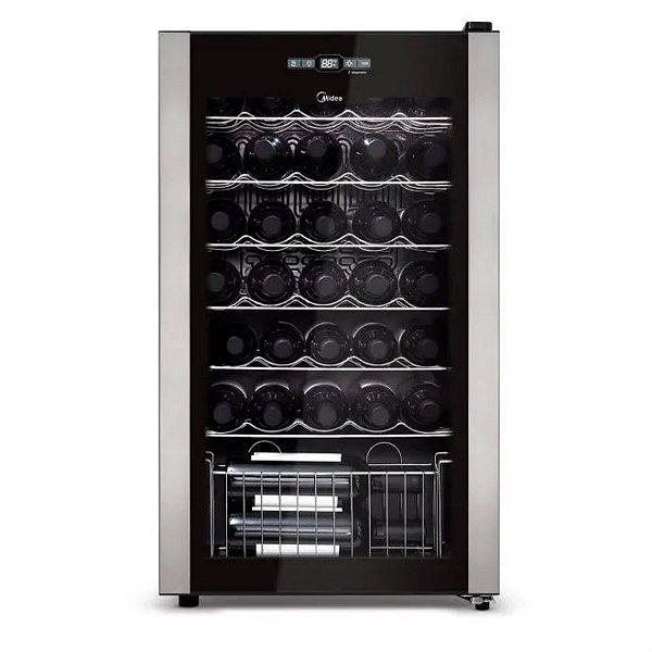 Adega Compressor Midea 34 Garrafas WBB341 127V