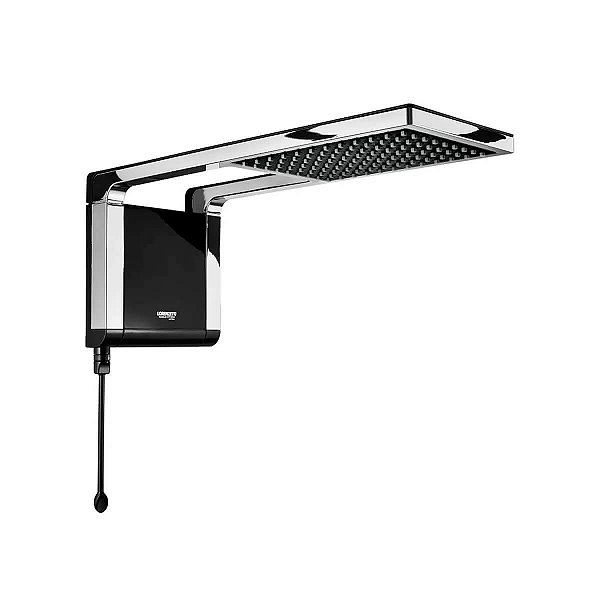 Chuveiro Acqua Storm Ultra Eletrônica Lorenzetti 220V 7800W - Black/Cromado