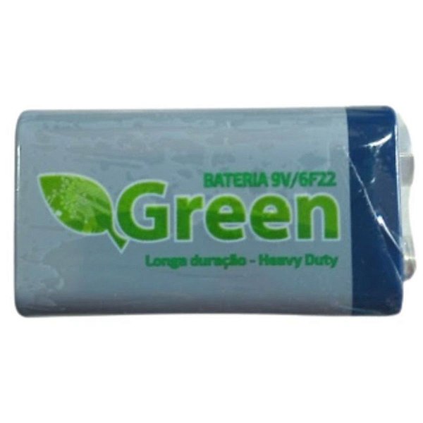 Bateria 9 volts Green Normal 013-9191