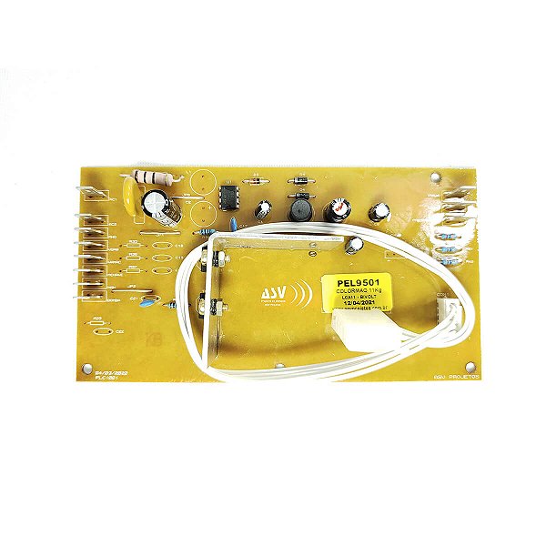 Placa Eletrônica PEL9501 Bivolt Para Lavadora Colormaq LCA11 ASV - 72800001